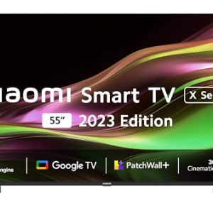 MI 138 cm (55 inches) X 4K Dolby Vision Series Smart Google TV L55M8-A2IN (Black)